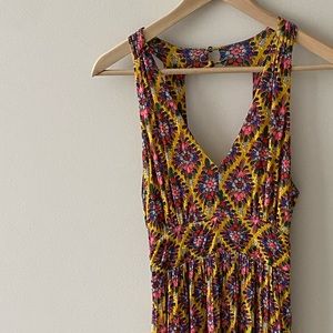 Anthropologie Maeve Printed Maxi Dress